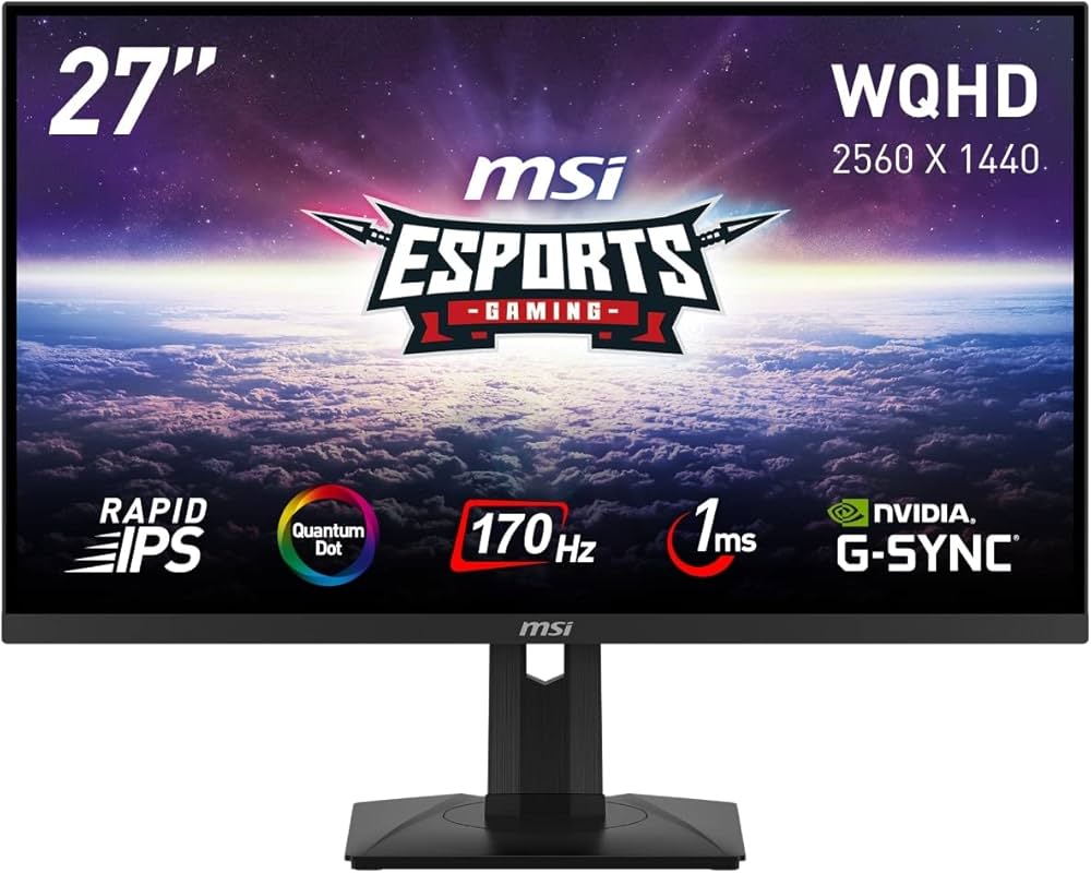 Amazon.co.jp: MSI G274QPF-QD ゲーミングモニター RAPID IPSパネル