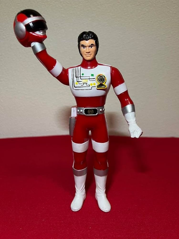 Amazon.co.jp: 美 超電子バイオマン ソフビ レッドワン 面取れ : おもちゃ