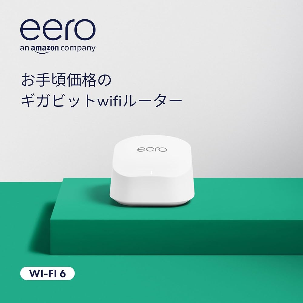 Amazon.co.jp: Amazon eero 6+ - メッシュwifi ルーター | AX3000