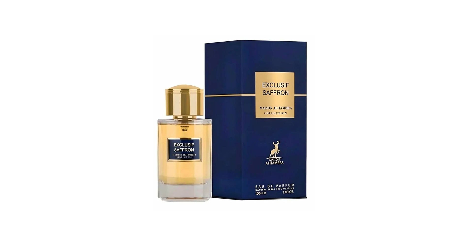 Amazon.com : Exculsif Saffron by Maison Alhambra for Men - 3.4 oz