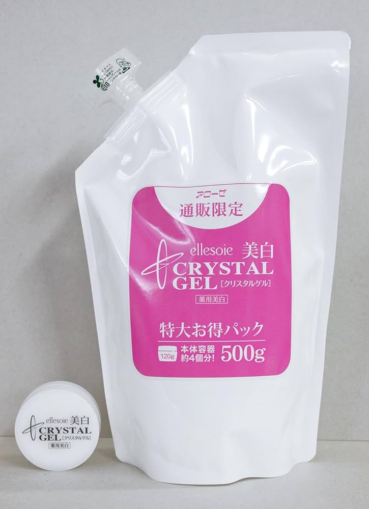 Amazon.co.jp: エルソワ化粧品(ellesoie) クリスタルゲルS 詰替用500g