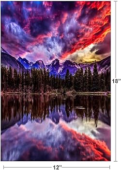 Amazon.com: Sunset in Rocky Mountain National Park Photo