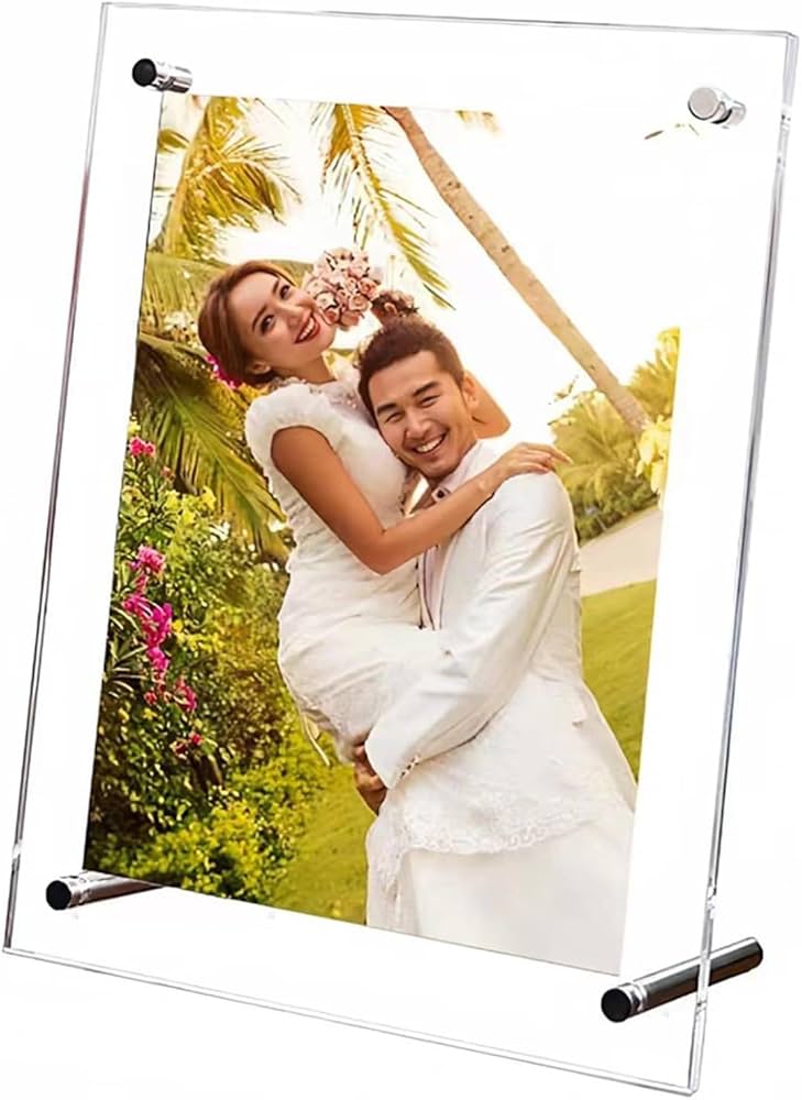 Amazon.co.jp: アクリル フォトフレーム 写真立て 縦横兼用 a4 額縁