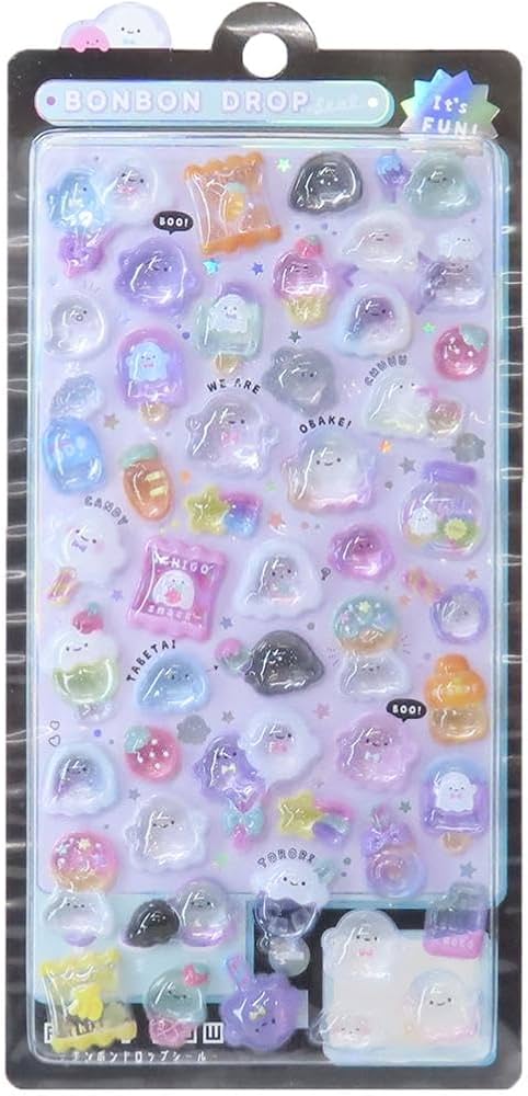 Amazon.co.jp: クーリア ボンボンドロップシール ばけばけボンボン