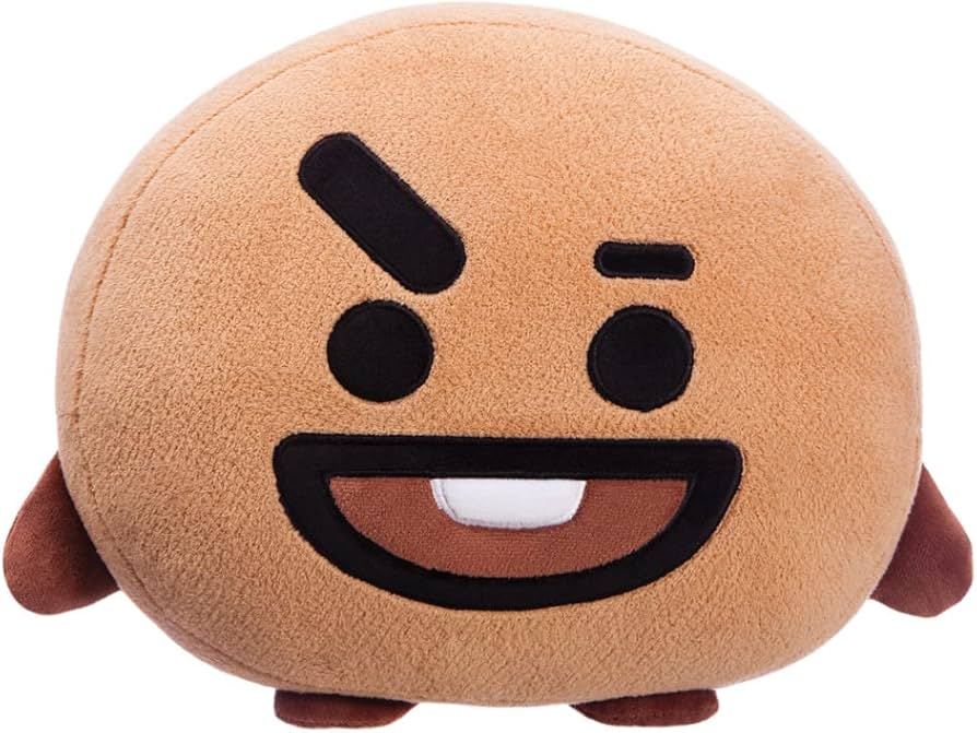 Amazon.com: Aurora, 61469, BT21 Merchandise, Plush cushion SHOOKY
