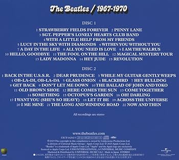 Amazon.co.jp: 『ザ・ビートルズ 1967年～1970年』 2023エディション