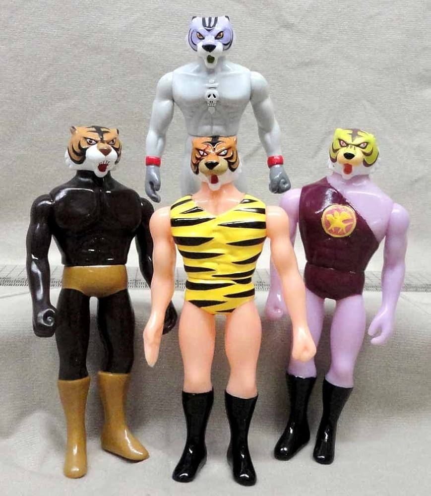 Amazon.co.jp: ミニソフビ 虎の穴 幹部 4体セット タイガーマスク