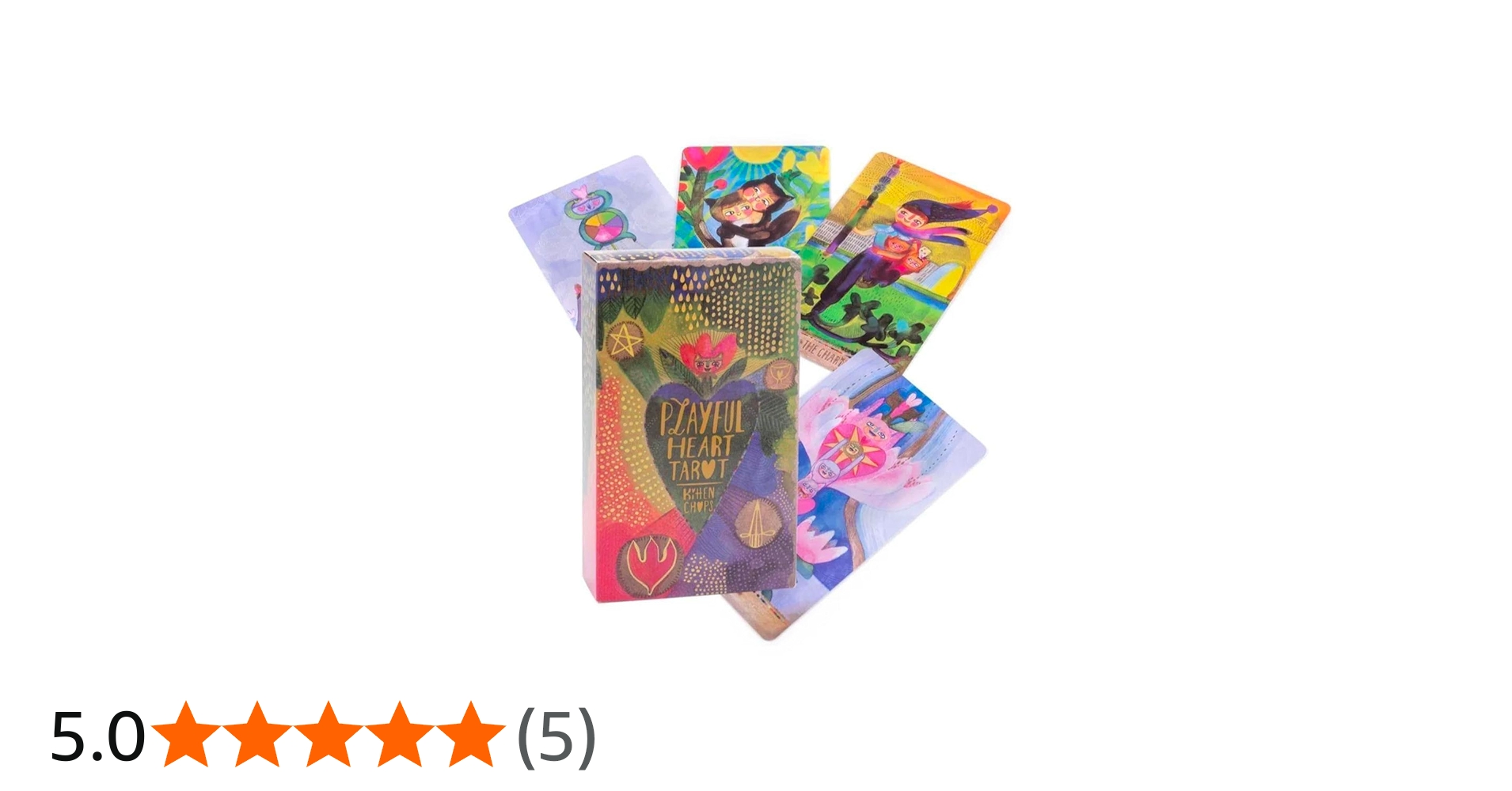 Amazon.co.jp: プレイフルハートタロットカード、ポップでカラフルな