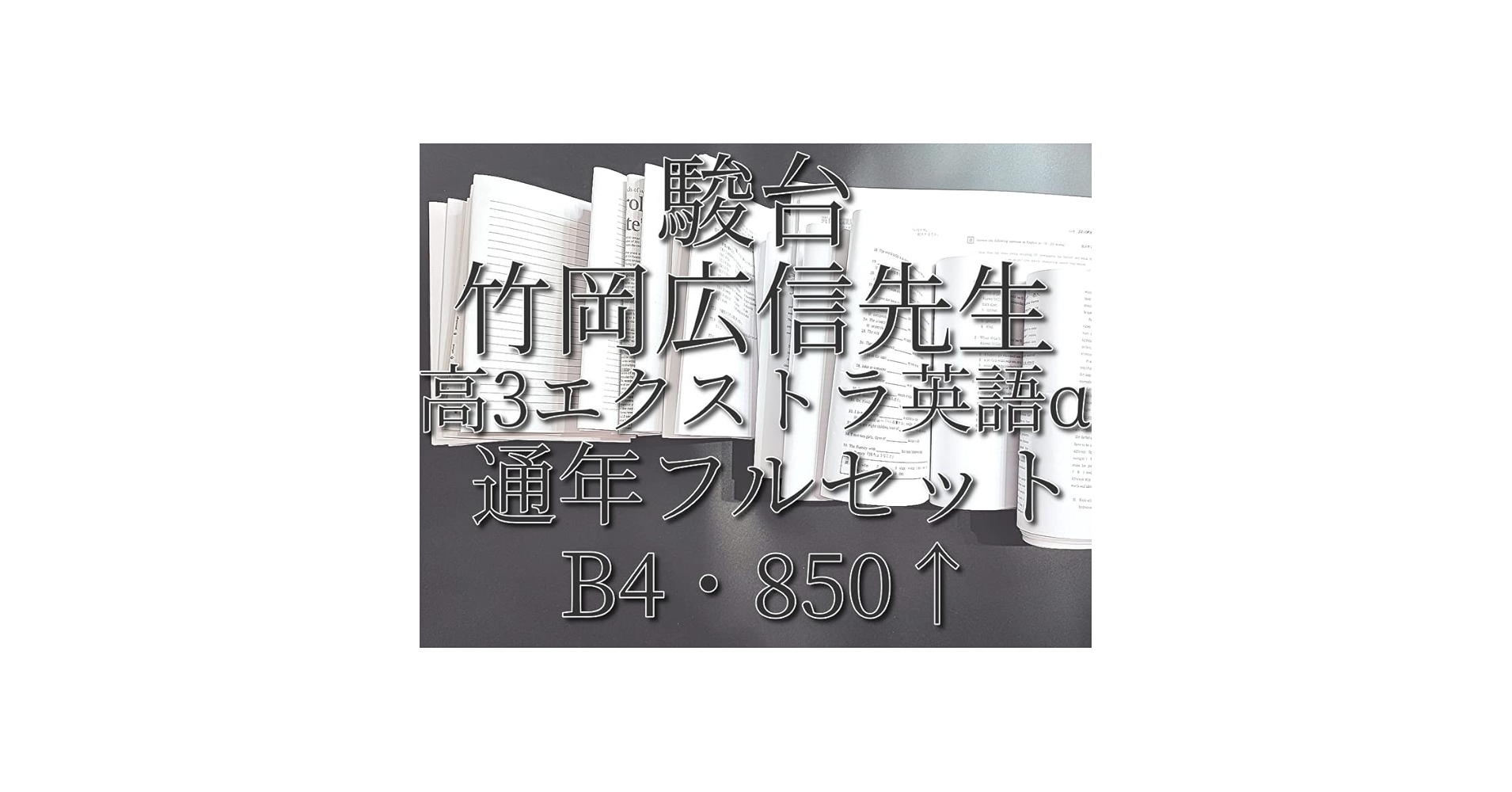 駿台 英作文対策 特別プリント集 上位クラス 竹岡広信先生 英語 鉄緑会