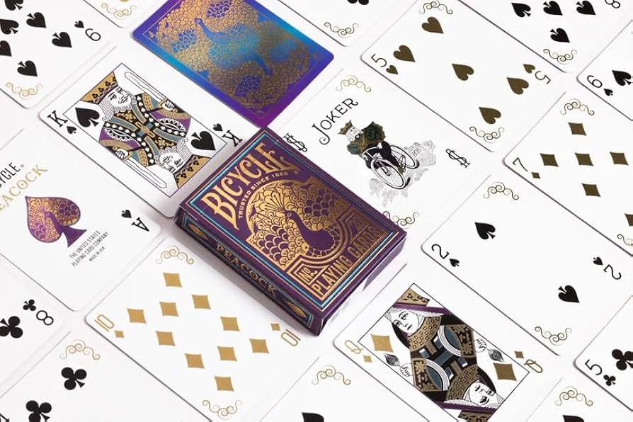 Amazon.co.jp: Bicycle Purple Peacock: No. 20 Playing cards : おもちゃ