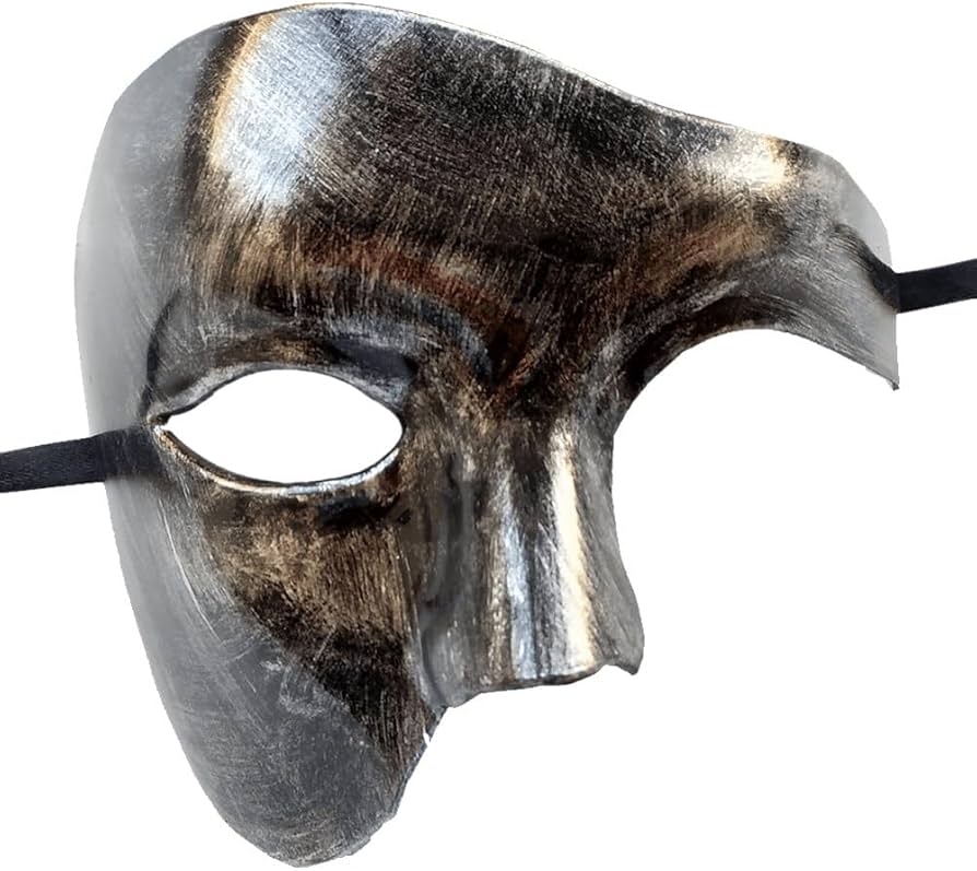 Amazon.co.jp: [Dinntty] ハーフフェイス マスカレードマスク