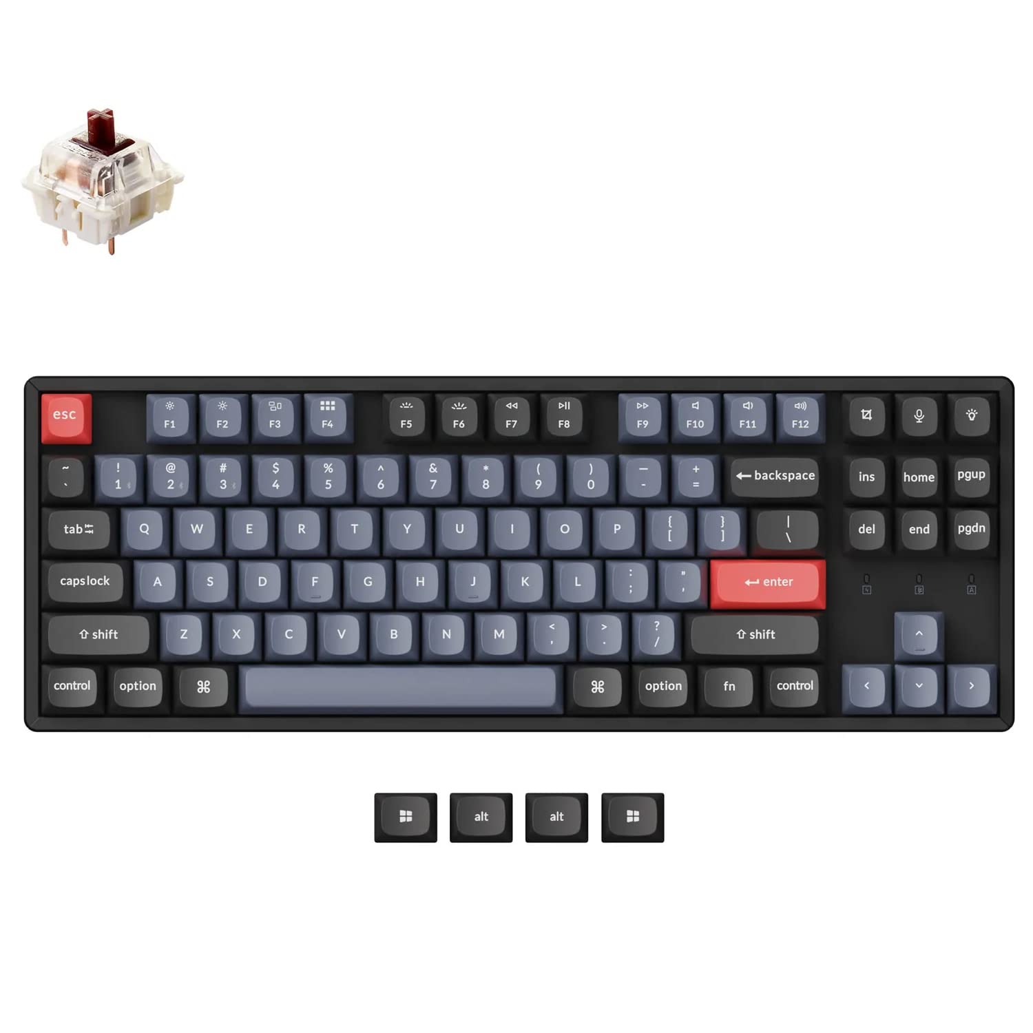 Amazon.com: Keychron K8 Pro QMK/VIA Wireless Mechanical Keyboard