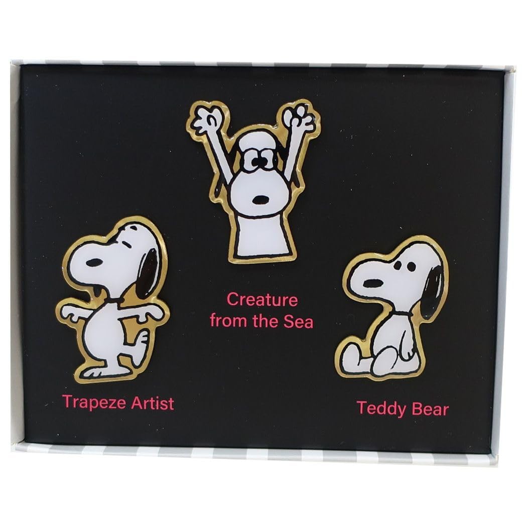 Amazon.co.jp: スヌーピー[ピンバッジ]ピンズ 3個セット/ユニーク