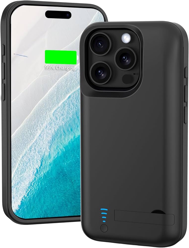 Amazon | Gladgogo iPhone 16 ProMax対応バッテリーケース 【6800mah大