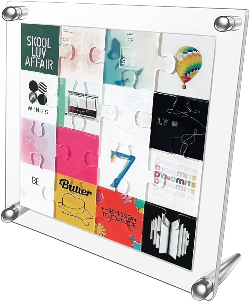 Amazon.com: SSQIAN Merchandise Album Cover Acrylic Puzzle Standing