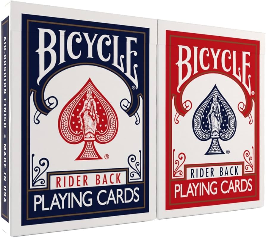 Amazon.com: Bicycle Rider Back Playing Cards, Standard Poker Size