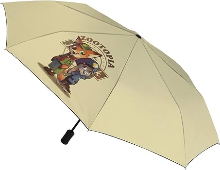 Amazon | ズートピア ジュディ ニック 人気 日傘 雨傘 兼用 8本骨 自動