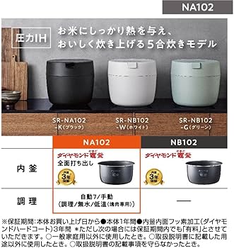 Amazon | パナソニック 炊飯器 5合 圧力IH コンパクトサイズ 自動調理