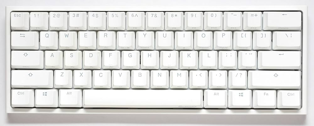 Amazon.co.jp: Ducky One 2 Pro Mini RGB Pure White Cherry Speed