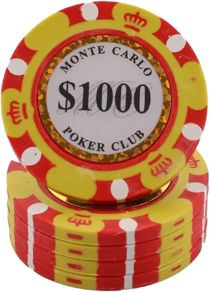 Amazon.co.jp: 50pcsギャンブルチップポーカーチップ、カジノゲーム