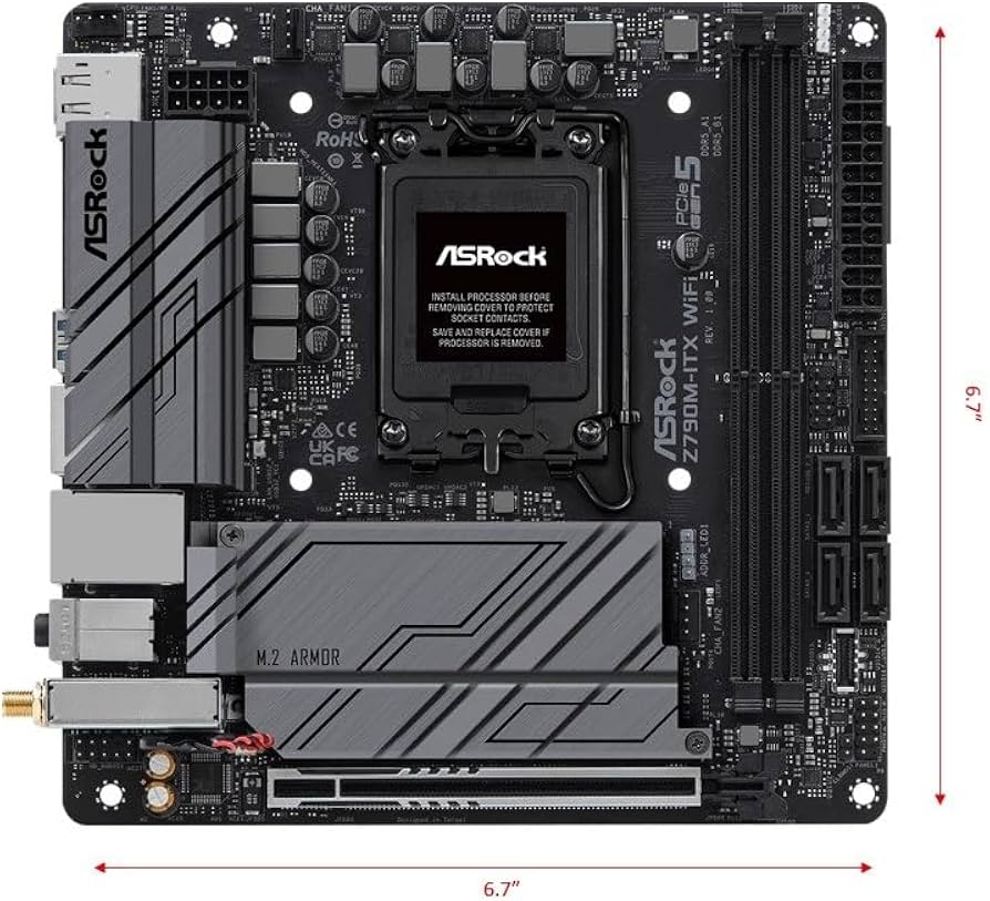 Amazon.com: ASRock MB ASROCK | Z790M-ITX WiFi Motherboard
