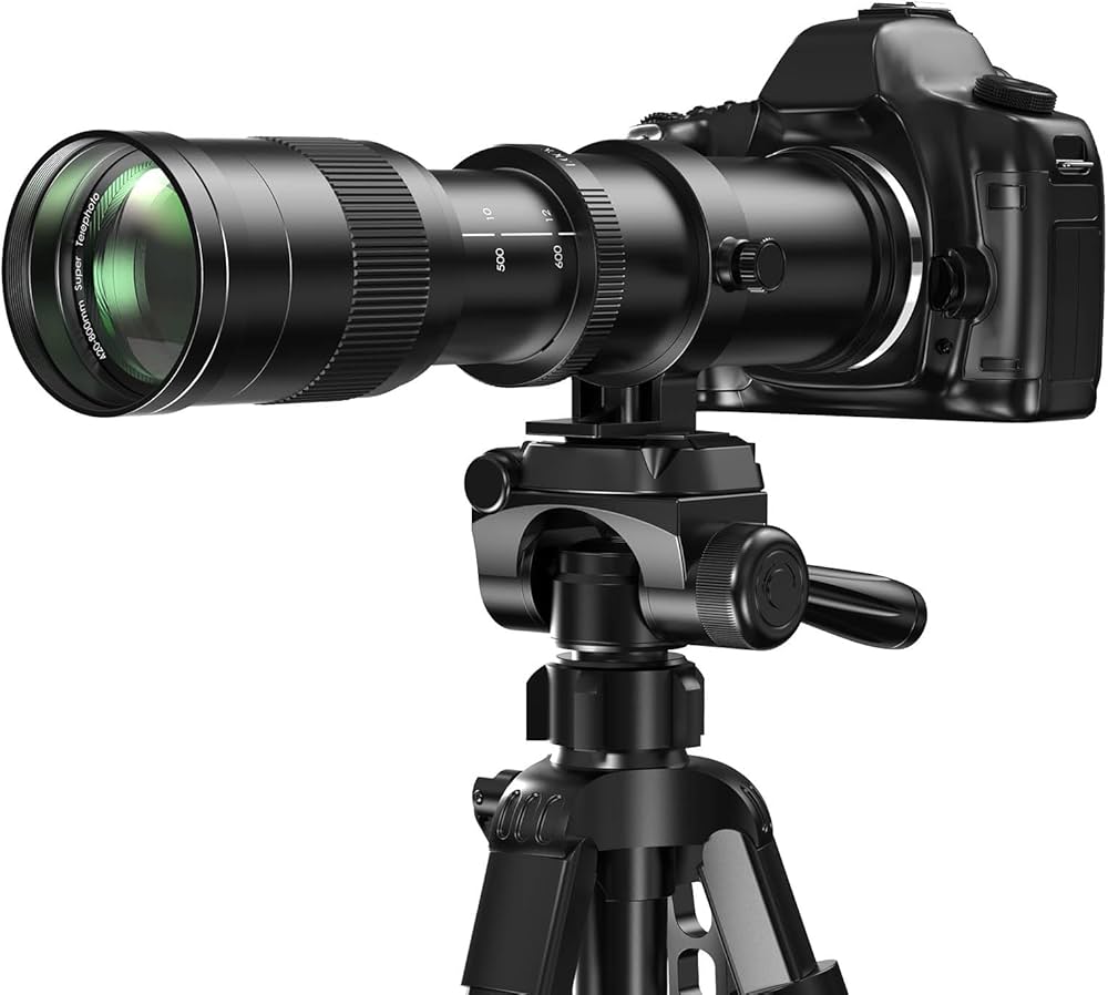 Amazon.co.jp: Lightdow 望遠 ズーム レンズ 420-800mm F/8.3-16 対応