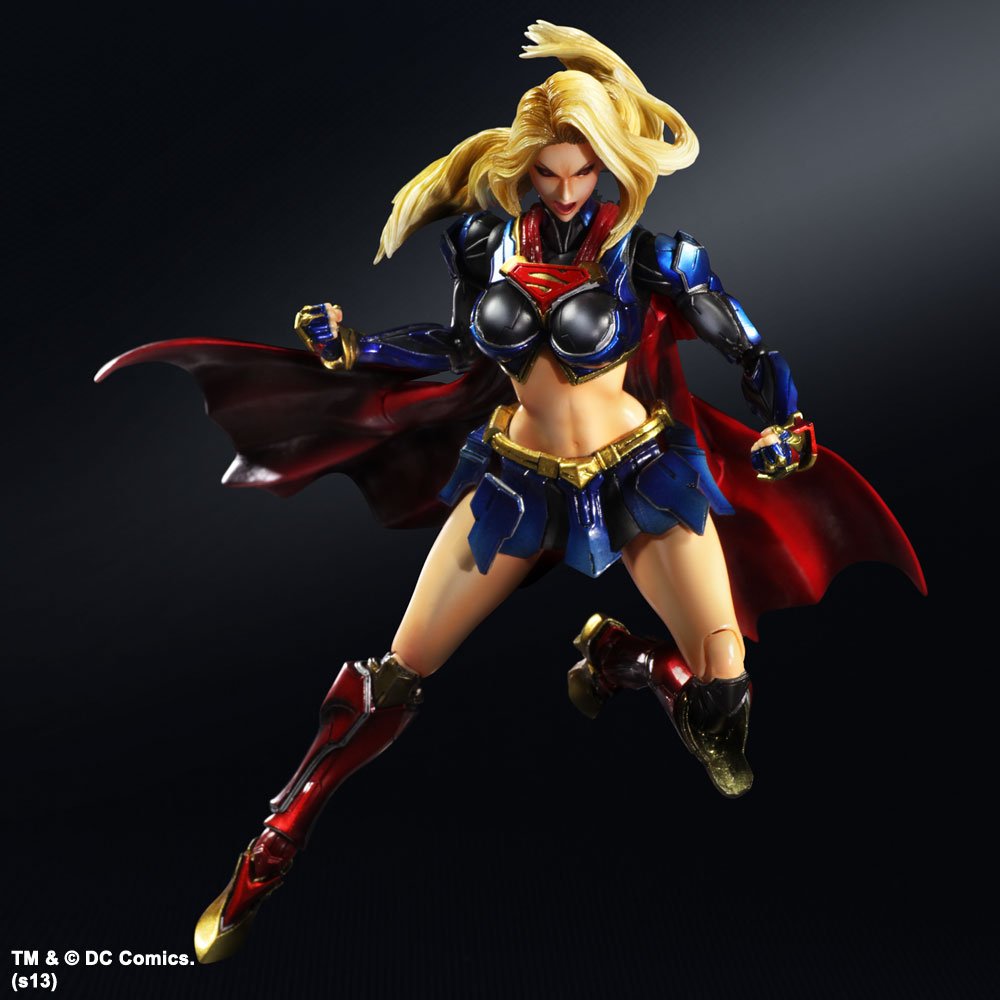 Amazon.co.jp: DC Comics VARIANT PLAY ARTS改 スーパーガール(PVC塗装
