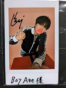 INI 後藤威尊 直筆サイン入りチェキ スーツ LINE MUSIC INI 後藤威尊 直筆