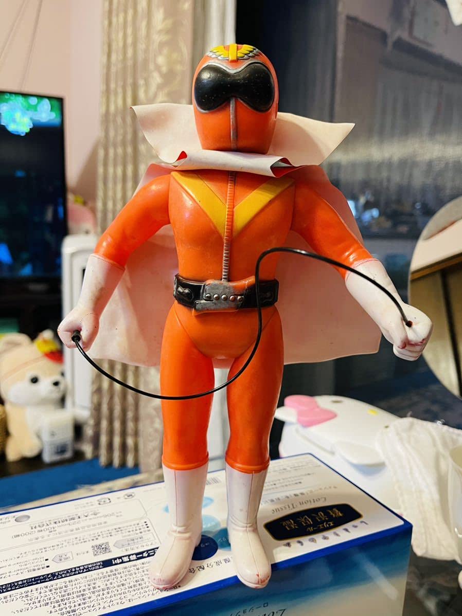 Amazon | 希少アカレンジャーゴレンジャーソフビソフトビニール製人形