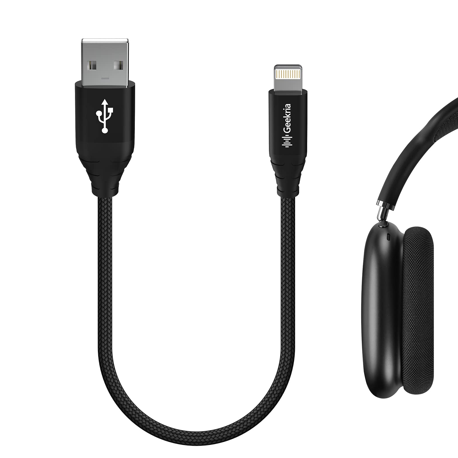 Amazon.com: GEEKRIA USB Headphones Charger Cable Compatible with