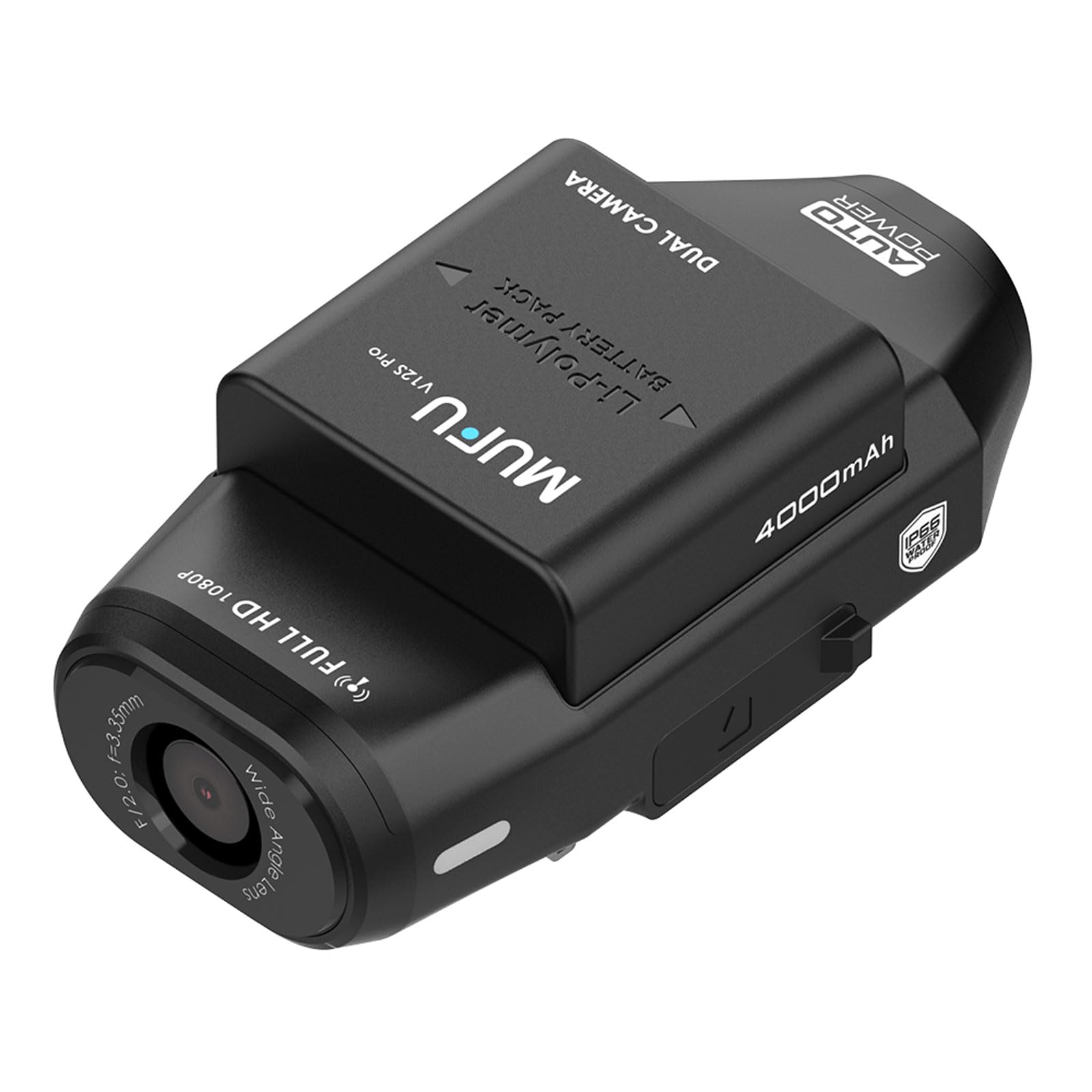 Amazon | MAXWINN ドライブレコーダー バイク用 前後2カメラ録画 装着