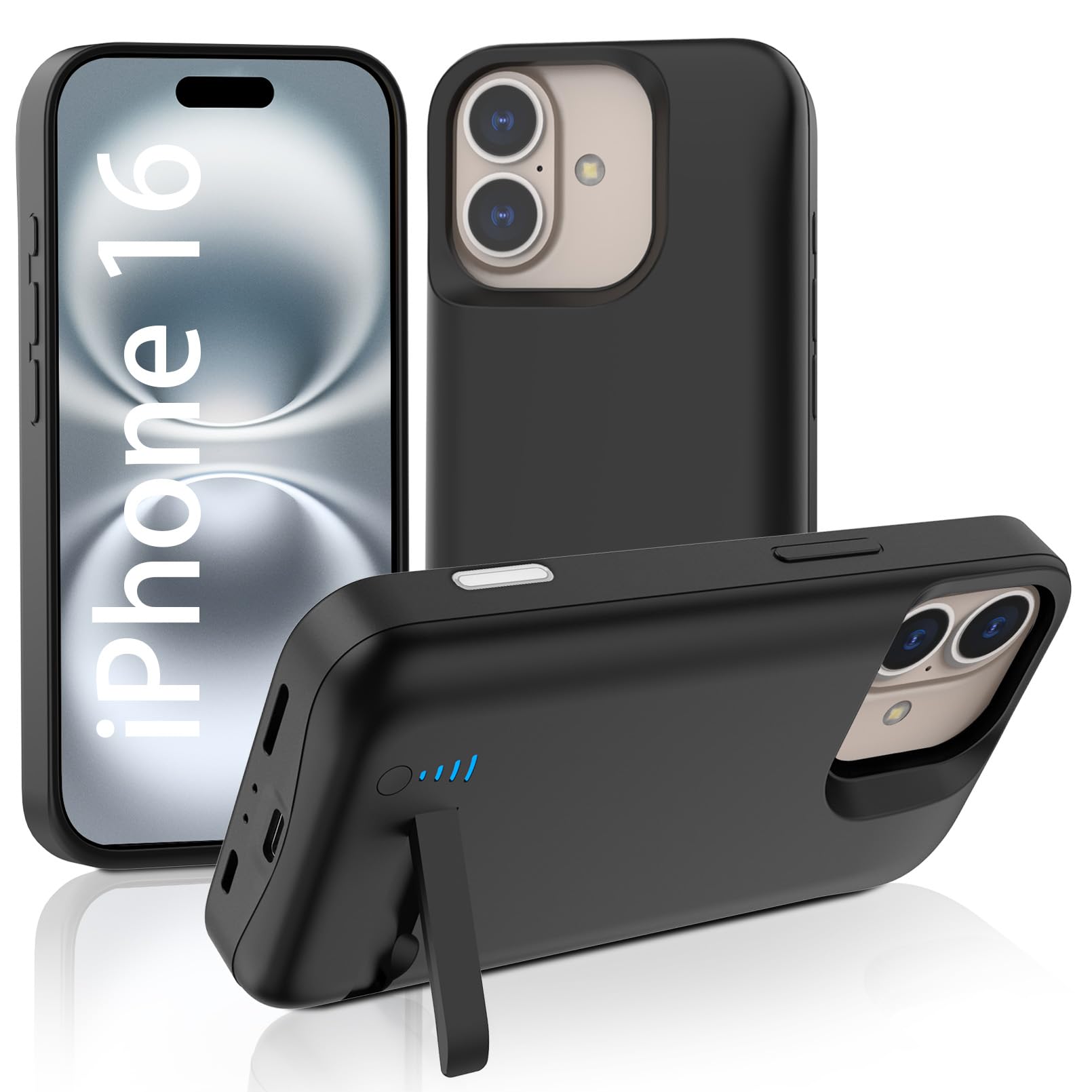 Amazon.com: Battery Case for iPhone 16, 7000mAh Extended Charging