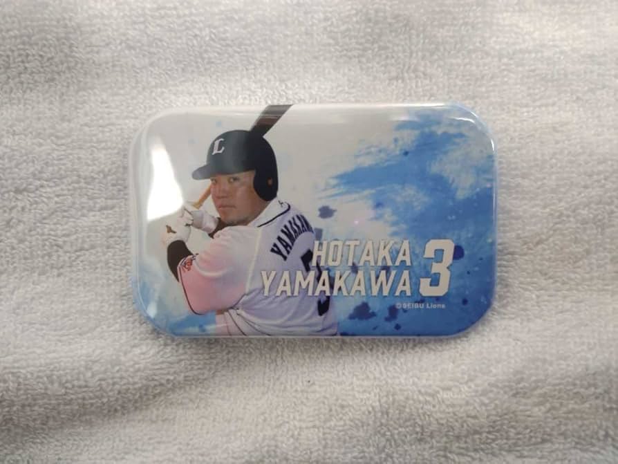 Amazon.co.jp: 埼玉西武ライオンズ 山川穂高 Lビジョンフォト 缶バッジ