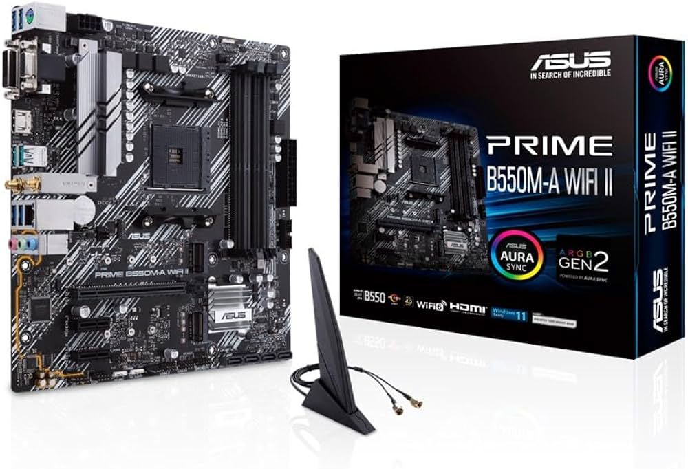Amazon.co.jp: ASUS PRIME B550M-A WIFI II AMD Ryzen 5000 Series AM4