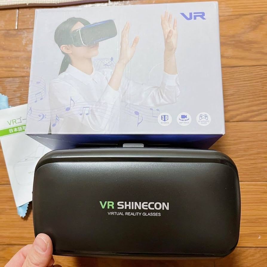VR ゴーグル 120°超広角 スマホ対応 日本語説明付 パーティー Amazon