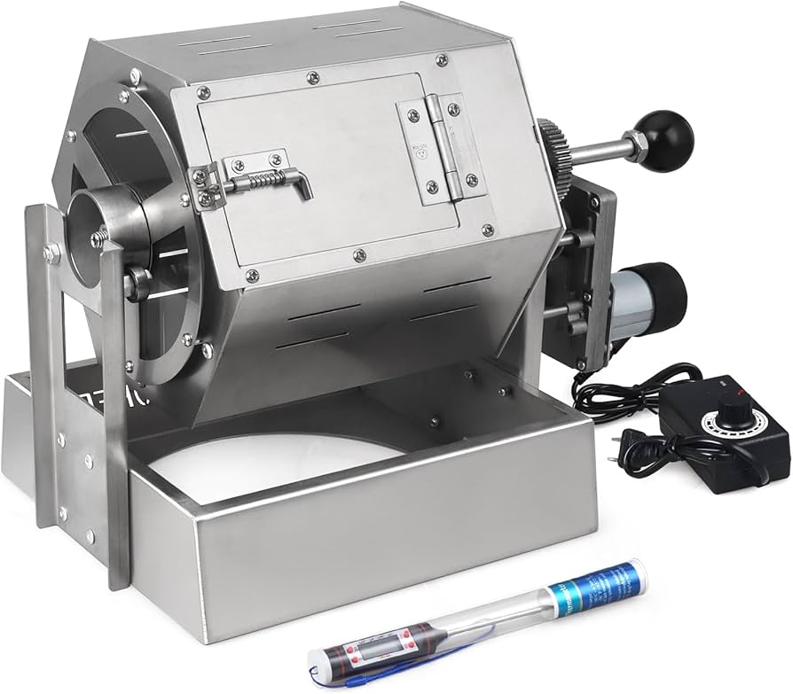 Amazon | JTVTW 電動焙煎機 直火式 小型焙煎機 5Lコーヒー豆ロースター