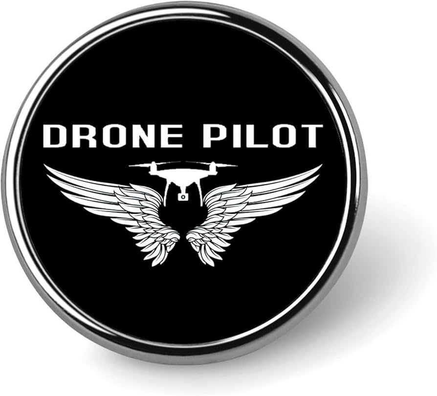 Amazon.co.jp: ドローンパイロット ピンバッジ 徽章 ネクタイピン 金属