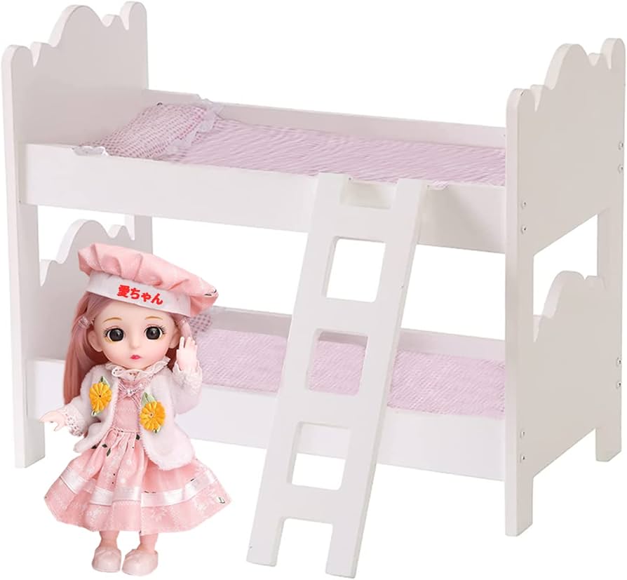 Amazon | 人形用ベッド 人形用2段ベッド 人形ベッド リカちゃん ベッド