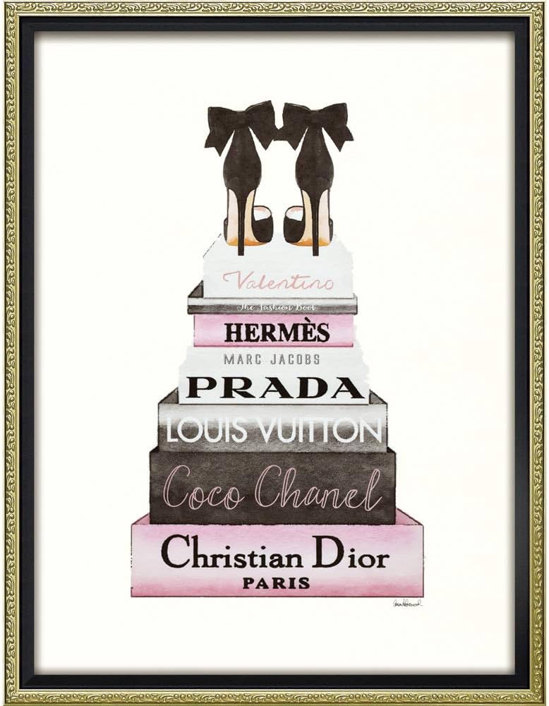 Amazon.co.jp: 絵画 ブランド キャンバスアート「ピンク ブック