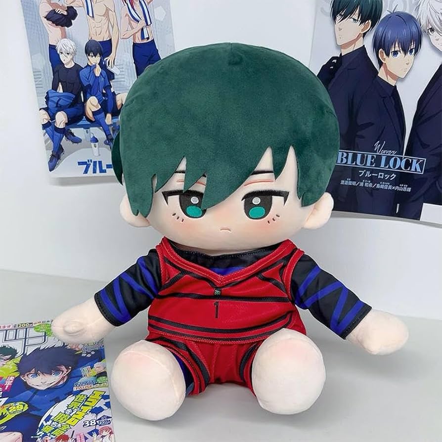 Amazon.co.jp: ブルーロック 糸師凛 ぬいぐるみ 服付き 綿 人形 40cm