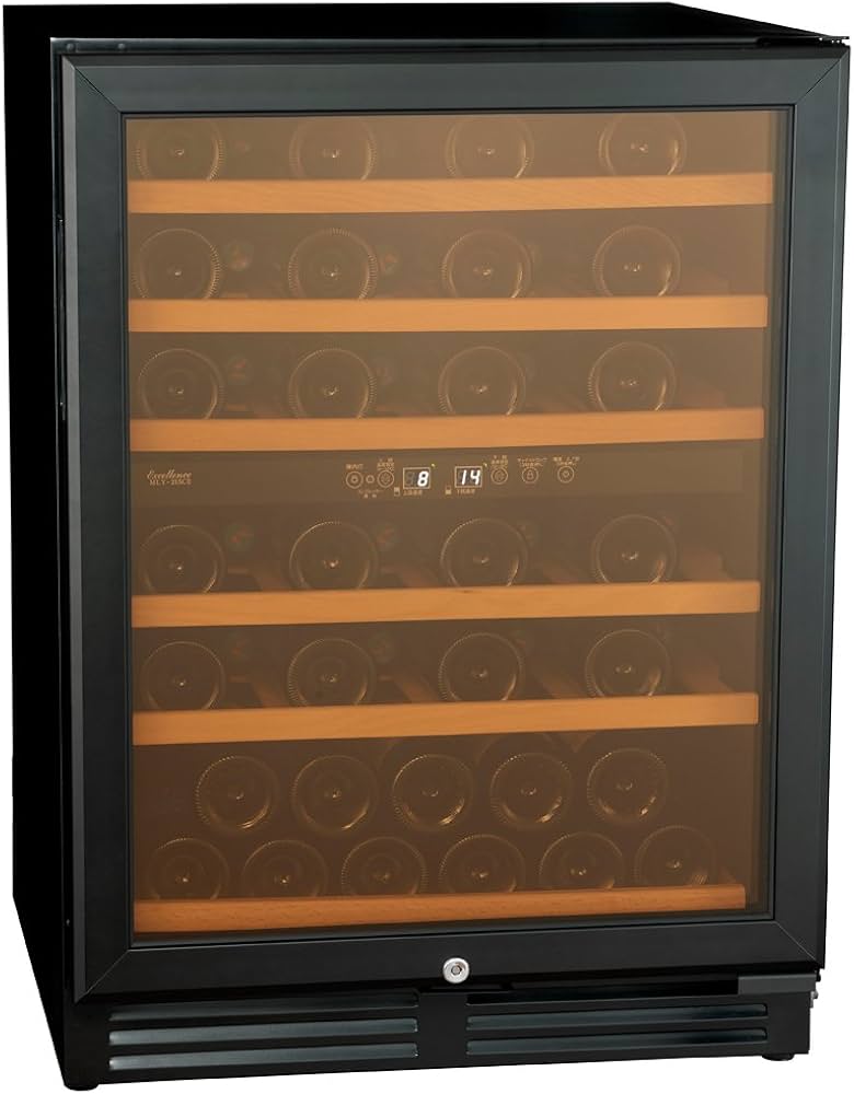 Amazon.co.jp: 三ツ星貿易 ワインセラー 2室タイプ 150L ブラック MLY
