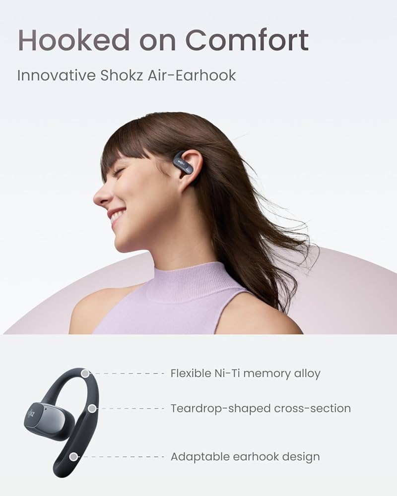 Amazon.com: SHOKZ OpenFit Air - Open-Ear Headphones, True Wireless