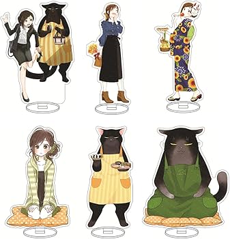 Amazon | デキる猫は今日も憂鬱 アクリルスタンド 福澤幸来 諭吉 台座