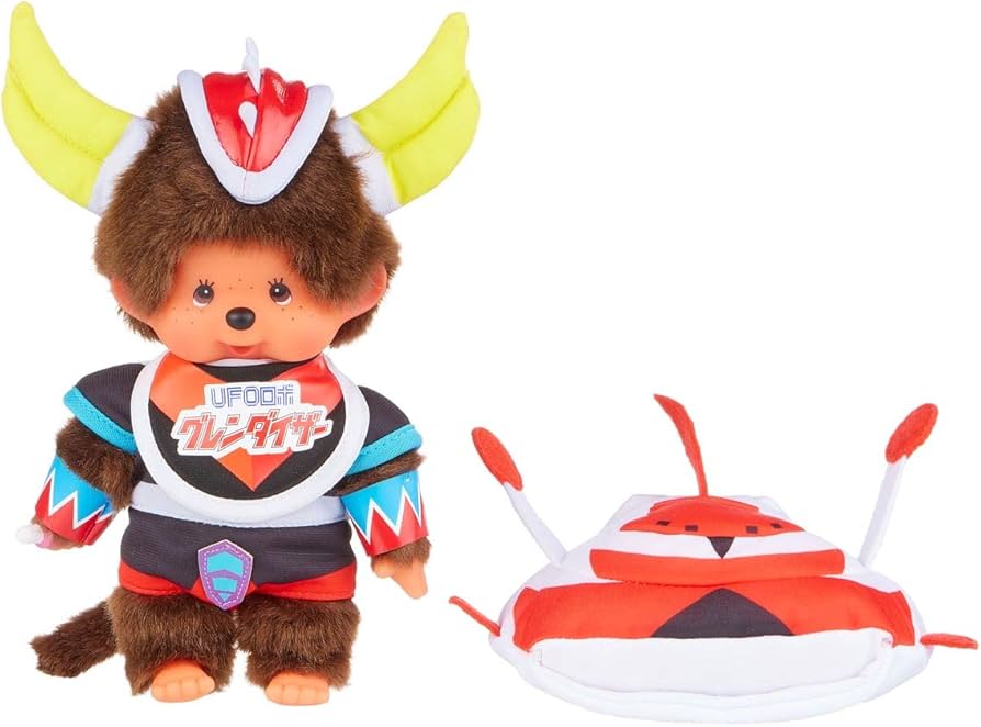Amazon.co.jp: Monchhichi UFO ロボットグレンダイザー ぬいぐるみ