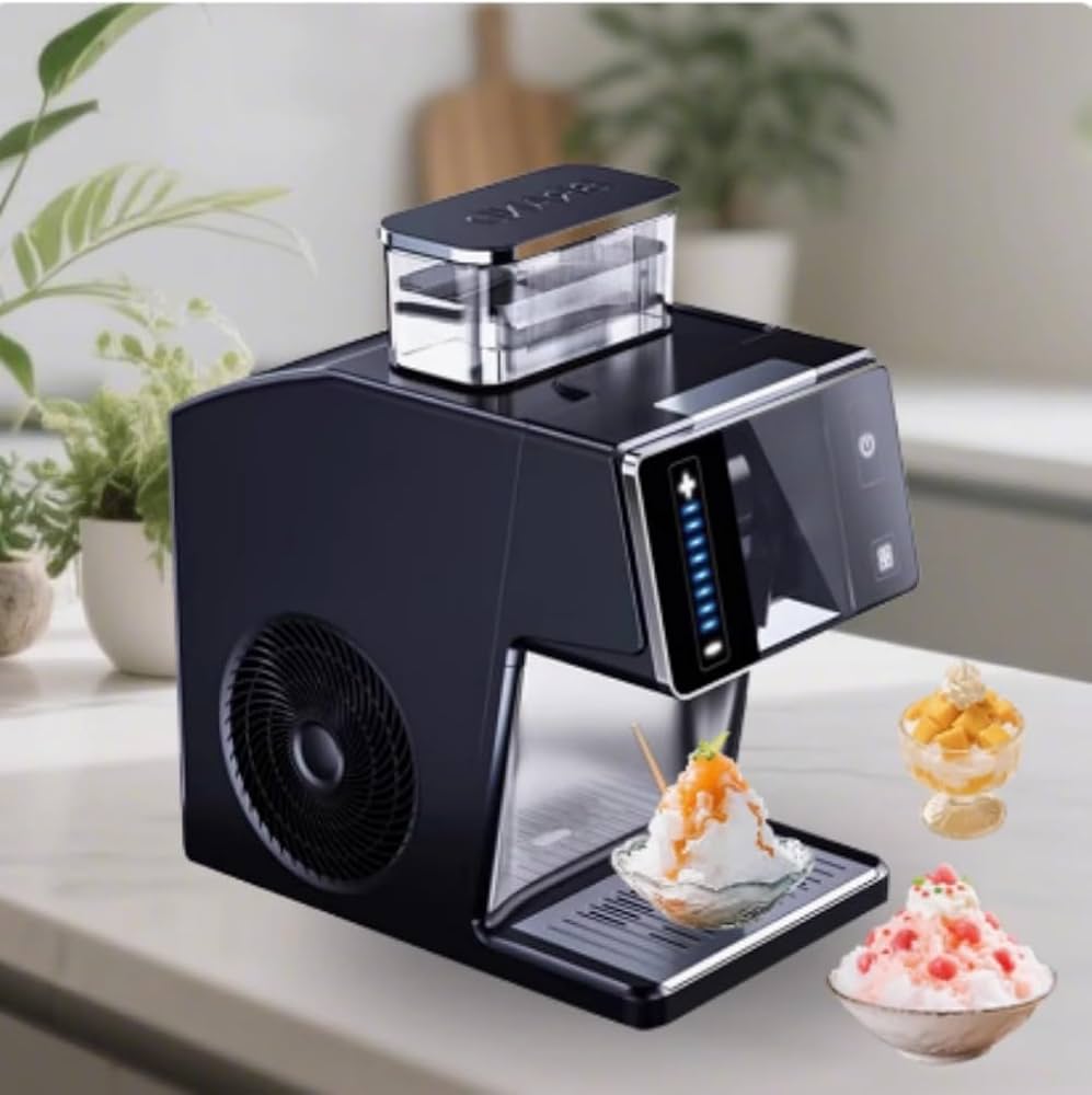 Amazon.co.jp: Rosoy スラッシュマシン スノーフレーク製氷機 小型