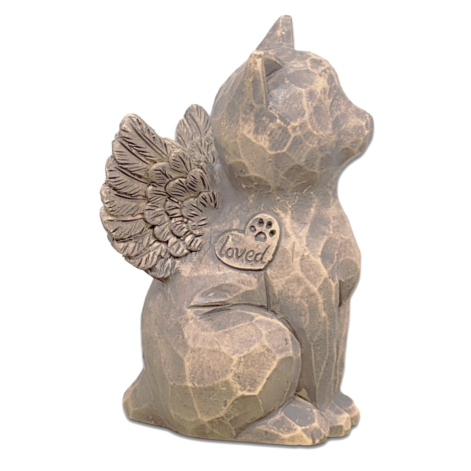 Amazon.co.jp: Tsyulog 猫天使 メモリアル置物 猫メモリアルギフト 猫