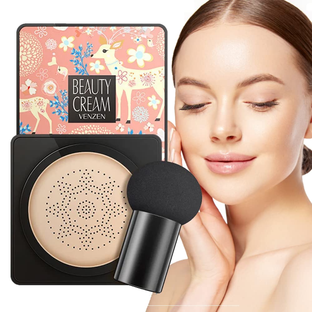 Amazon.co.jp: VENZEN Cushion Foundation, VENZEN Beauty Cream, Air