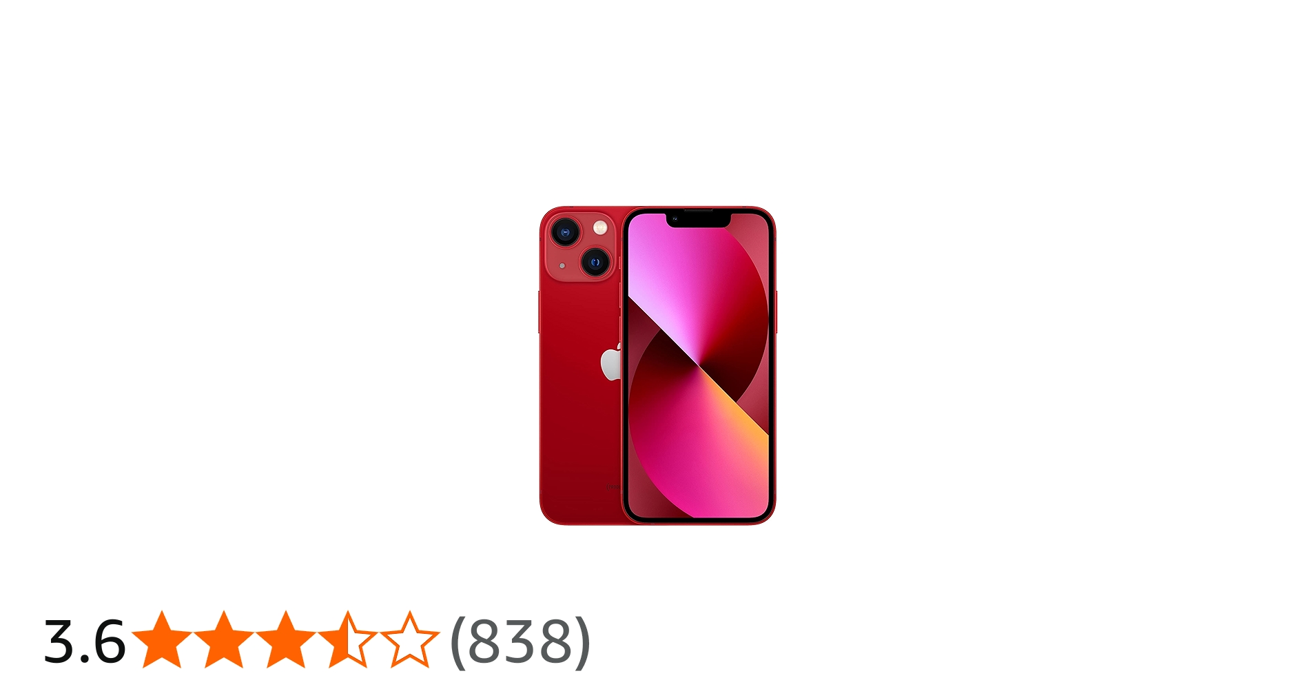 Amazon | 【整備済み品】 Apple iPhone 13 mini 256GB (PRODUCT)RED