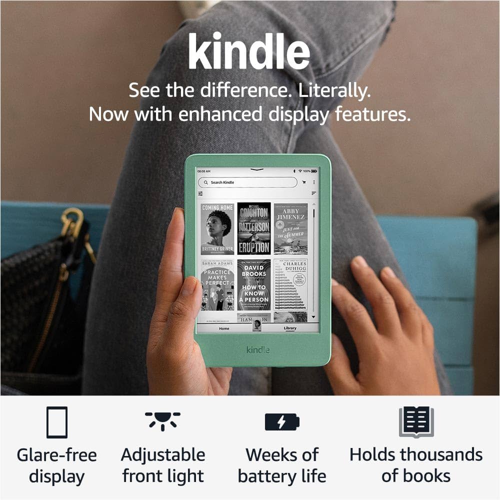 Kindle グリーン6インチ 16GB 11世代 純正カバー付き