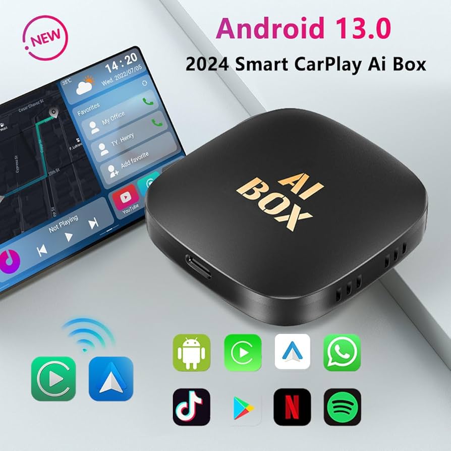 CarPlay Smart Ai Box Android Wireless CarPlay Android Auto Adapter